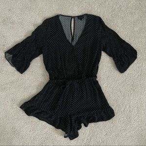 Polka Dot Romper - XS